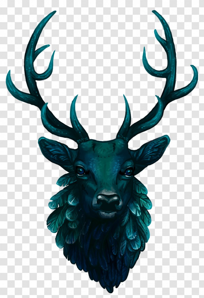 Drawing Deer DeviantArt - Turquoise - Tawny Transparent PNG