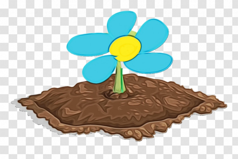 Soil Seedling Flower Root Flowerpot Transparent PNG