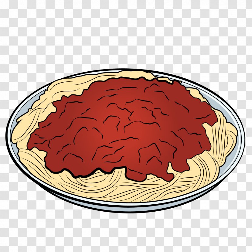 Oval Cuisine - Dishware - Spaghetti Bolognese Transparent PNG