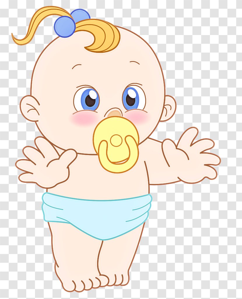 Cartoon Head Nose Cheek Finger - Child Transparent PNG