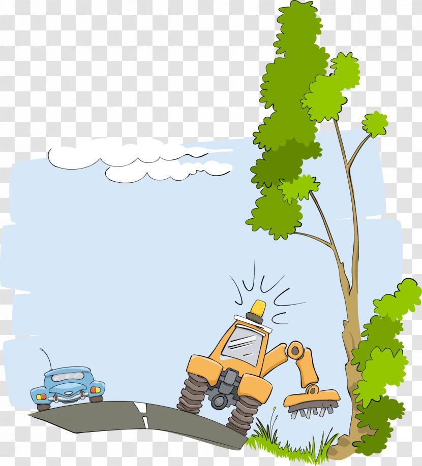 Cutting Plant Clip Art - Vector Excavator Transparent PNG