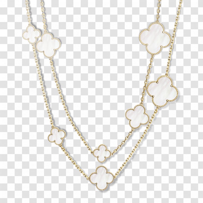 Necklace Van Cleef & Arpels Bracelet Jewellery Silver - Pendant Transparent PNG