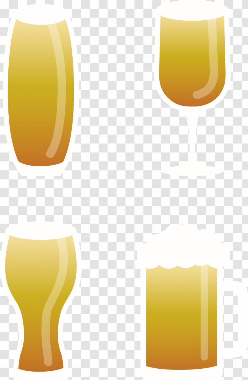 Orange Juice Beer Glassware Drink Transparent PNG