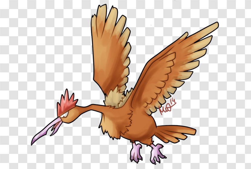 Pokémon Gold And Silver FireRed LeafGreen Crystal Red Blue Fearow - Bird - Spearow Transparent PNG