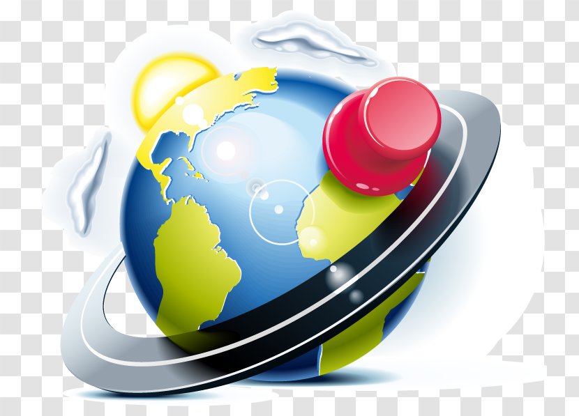 GPS Navigation Device Android Application Package Icon - Inclinometer - Vector Globe Transparent PNG