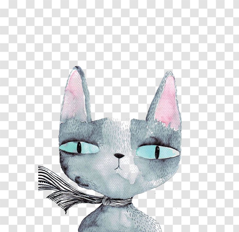 IPhone 7 Plus Cat Kitten Painting Illustration Transparent PNG