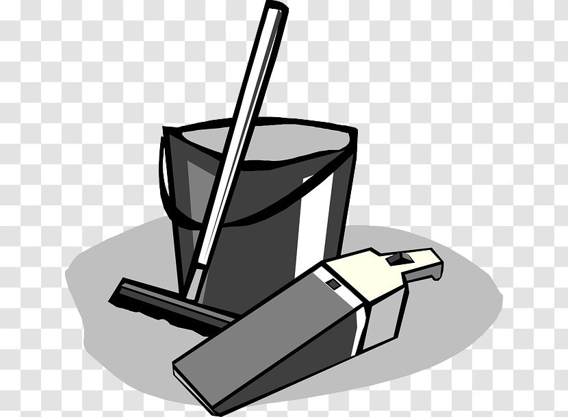 Cleaning Mop Bedroom Bucket Clip Art - Supplies Transparent PNG