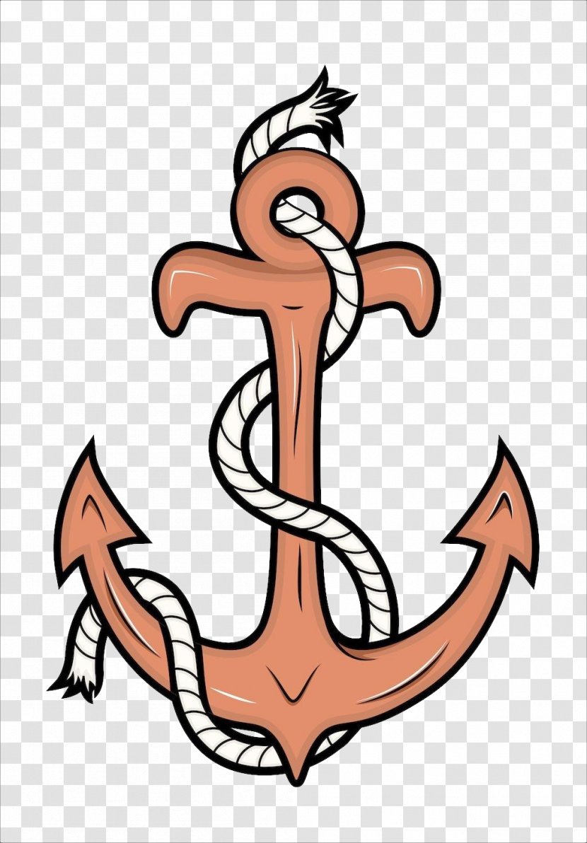 Drawing Anchor Photography Illustration - Light Table - Hand-painted Hooks And Ropes Transparent PNG