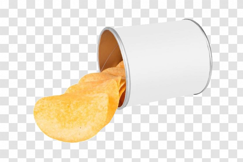 Junk Food French Fries Potato Pancake Chip - Push The Chips Into Barrel Transparent PNG