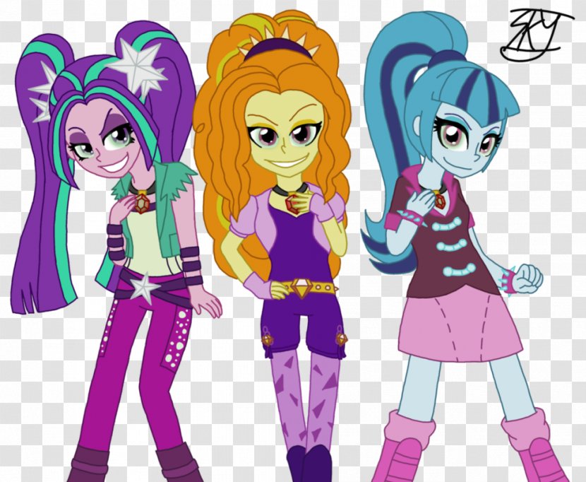 My Little Pony: Equestria Girls Ekvestrio The Dazzlings - Watercolor - Dazzling Transparent PNG