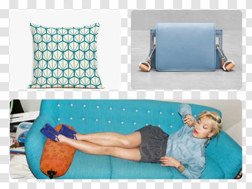 Turquoise Pillow - Azure Transparent PNG