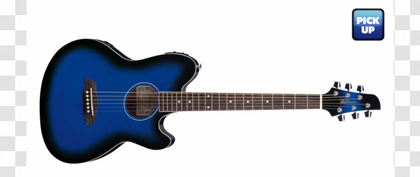 Acoustic Guitar Acoustic-electric Ibanez Talman TCY10 - Silhouette Transparent PNG