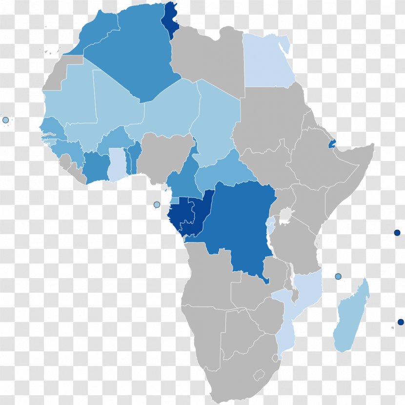 Africa Globe Map Continent - Physische Karte Transparent PNG