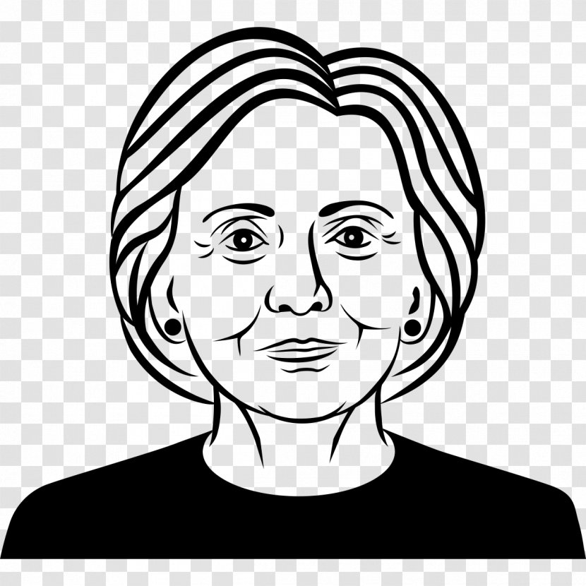 Hillary Clinton Drawing United States Politician - Silhouette - Hulary Transparent PNG