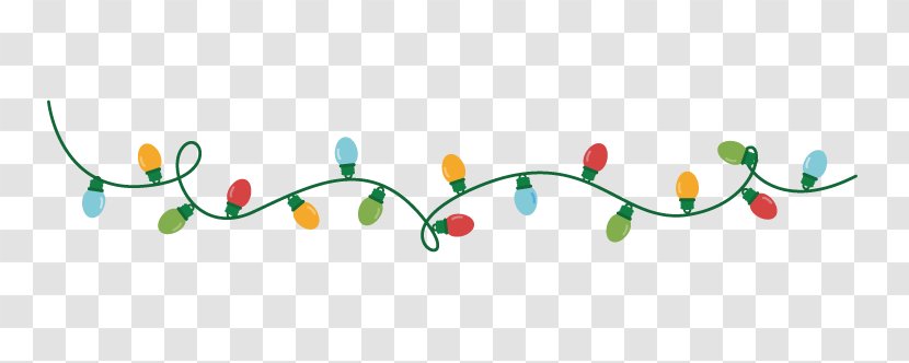 Birthday Cake Christmas New Year - Lights - Vector Colored Bulb Decoration Transparent PNG