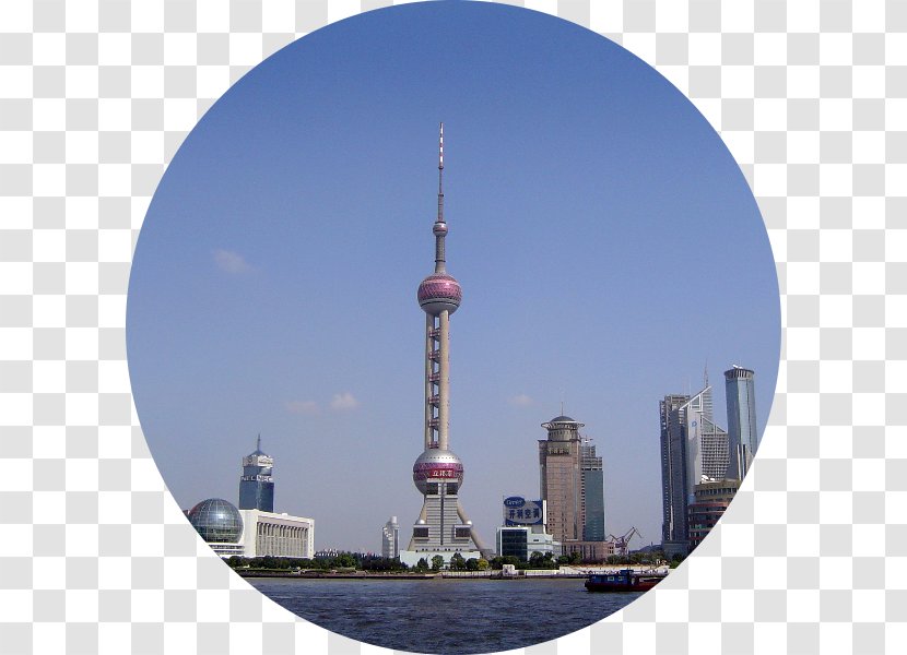 Airline Ticket Tower Turna.com Airplane - Landmark - The Oriental Pearl Transparent PNG