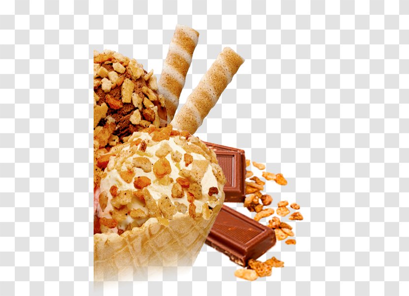 Sundae Chocolate Ice Cream Handel's Homemade & Yogurt Waffle - Snack - Wafer Stick Transparent PNG