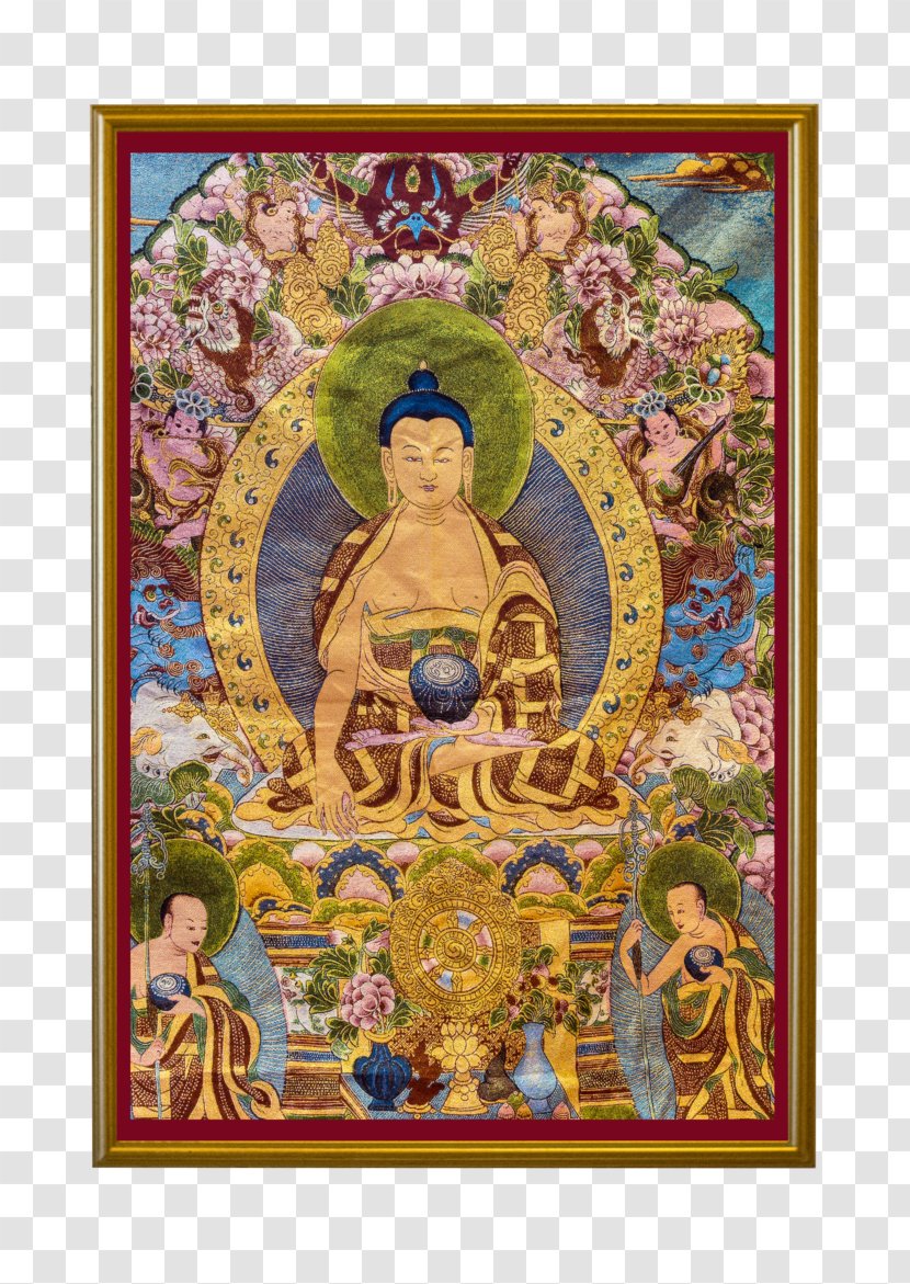 Thangka Tibetan Buddhism Painting Tathāgata - Mythical Creature Transparent PNG