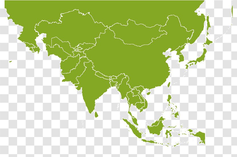 East Asia Globe Blank Map Transparent PNG