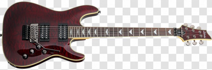 Schecter Guitar Research Electric Omen 6 Floyd Rose - Plucked String Instruments Transparent PNG