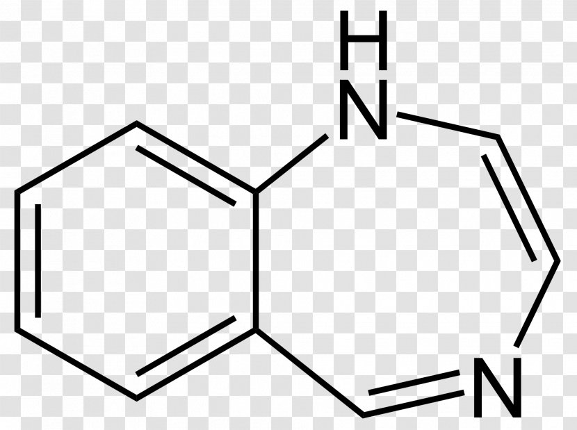 Benzodiazepine Benzopyran Chemistry 1,4-Diazepine - Flower - Silhouette Transparent PNG
