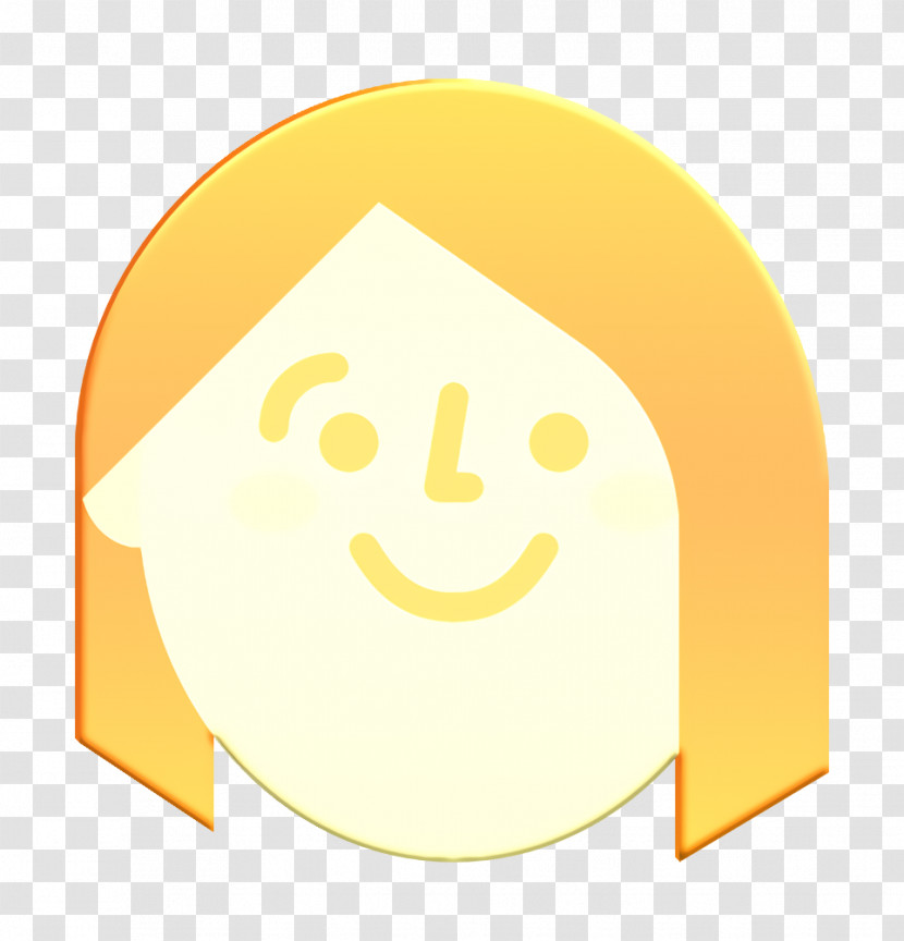 Girl Icon Happy People Icon Woman Icon Transparent PNG