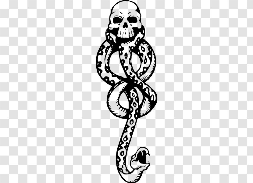 Harry Potter Lord Voldemort Death Eaters Tattoo Hermione Granger - Art Transparent PNG