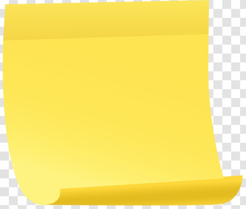 Product Design Rectangle - Yellow - White Note Transparent PNG