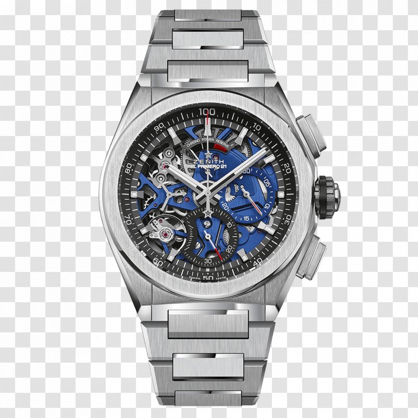 Zenith Chronometer Watch Chronograph Swiss Made - Horology Transparent PNG