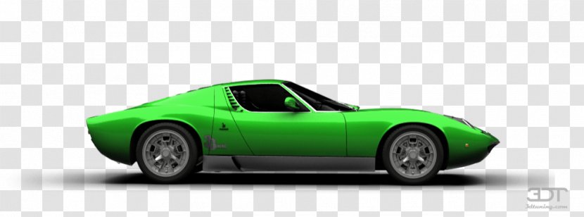 Lamborghini Miura Model Car Automotive Design - Brand Transparent PNG