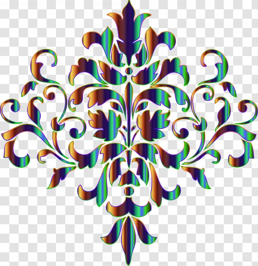 Damask Pattern - Floral Design Transparent PNG