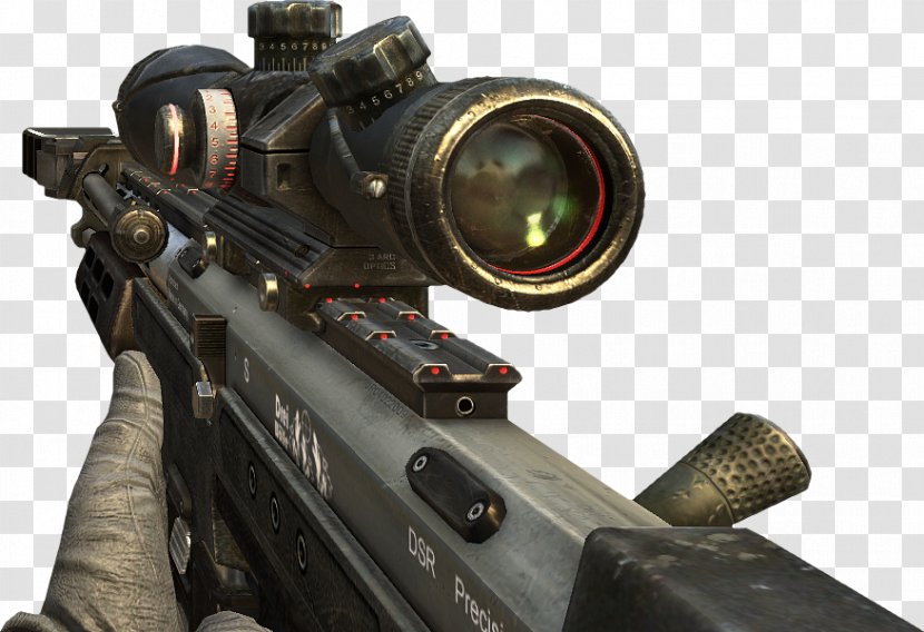 Call Of Duty: Black Ops III Major League Gaming DSR-Precision DSR-50 - Watercolor - 50 Transparent PNG