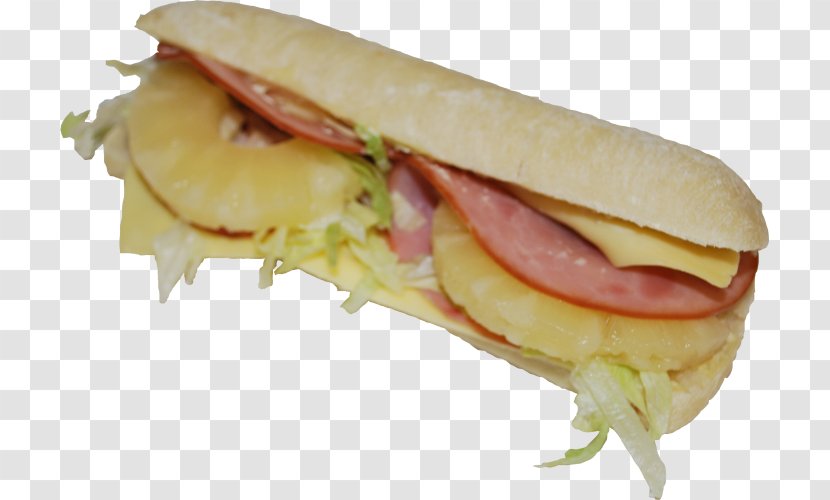 Breakfast Sandwich Ham And Cheese Submarine Bocadillo Ciabatta - American Food Transparent PNG
