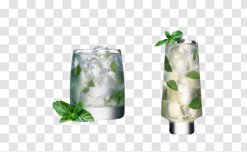 Mojito Cocktail Malibu Margarita Mint Julep - Tequila - Ice Drink Transparent PNG