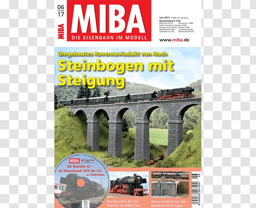 MIBA Magazine Railway Rail Transport June - Miba! Transparent PNG