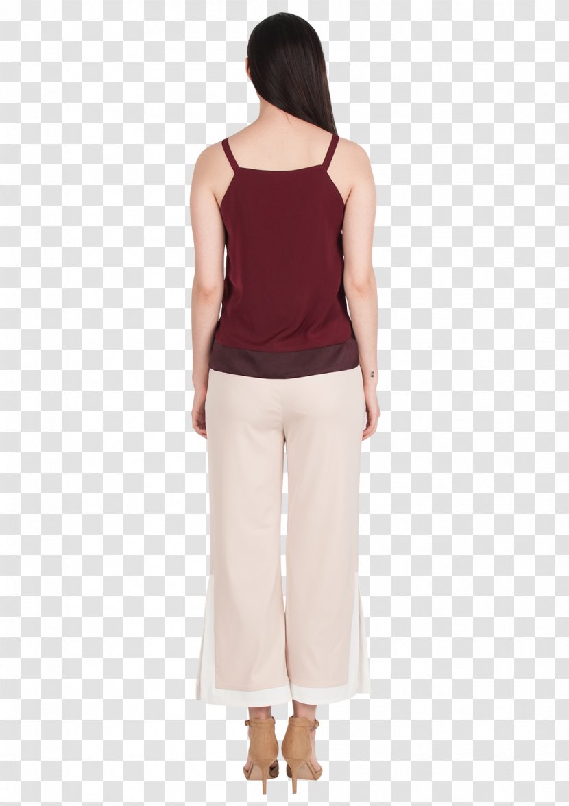 Sleeve Shoulder Pants Dress Waist - Clothing Transparent PNG