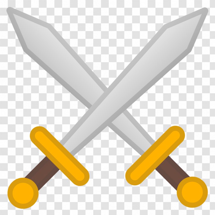 Sword Emoji Image Clip Art - Android P Transparent PNG