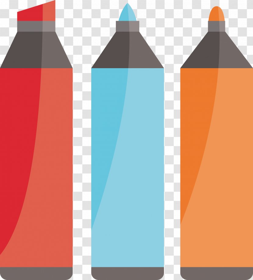 Crayon Drawing Pen - Marker - Mark Vector Transparent PNG