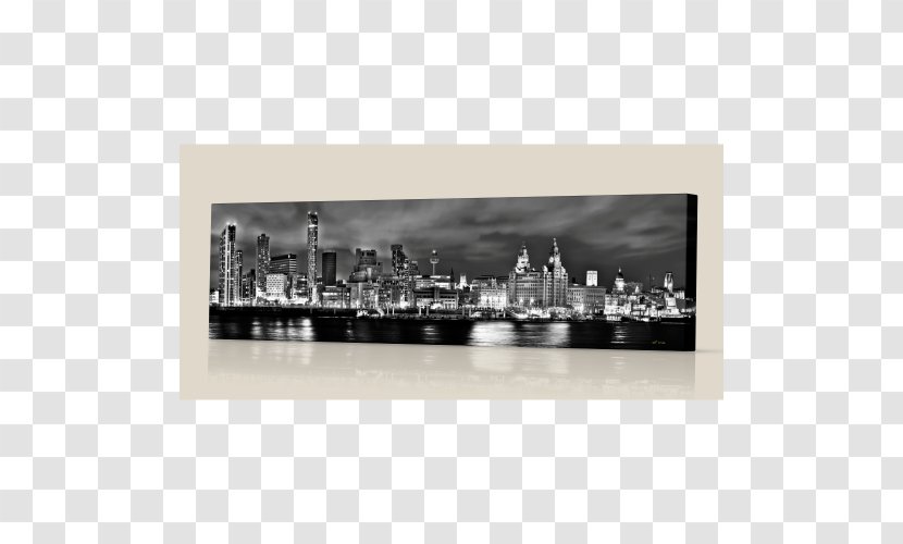 Black And White Canvas Print Image Photograph - Liverpool - Painting Transparent PNG