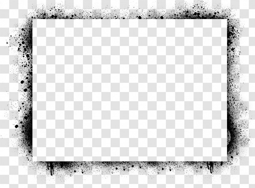 Black Background Frame - Blackandwhite - Rectangle Transparent PNG
