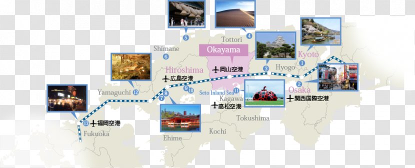 Okayama Osaka Tottori Prefecture Tourism Prefectures Of Japan - Attractions Transparent PNG