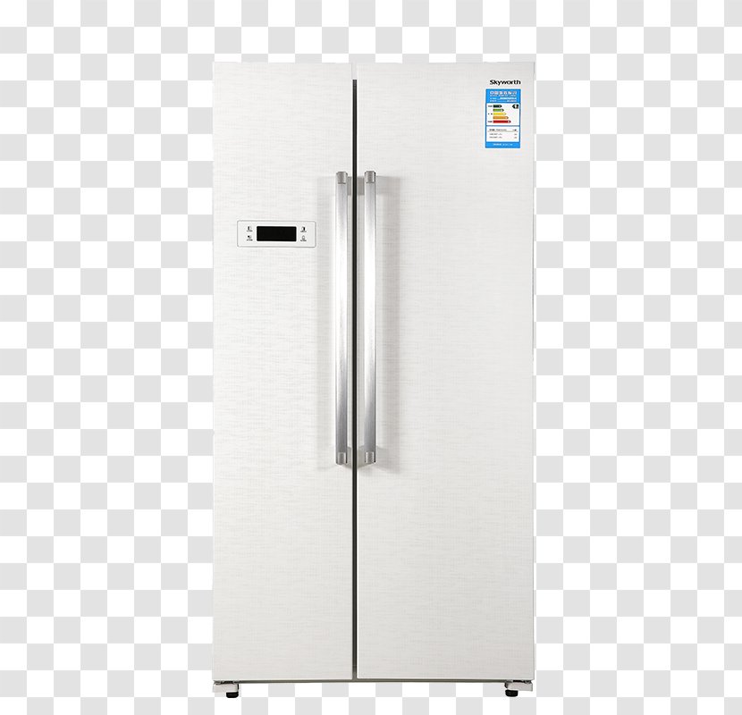 Refrigerator Skyworth Distribution Resource Planning Air Cooling Home Appliance - Cold - Smart Door Transparent PNG