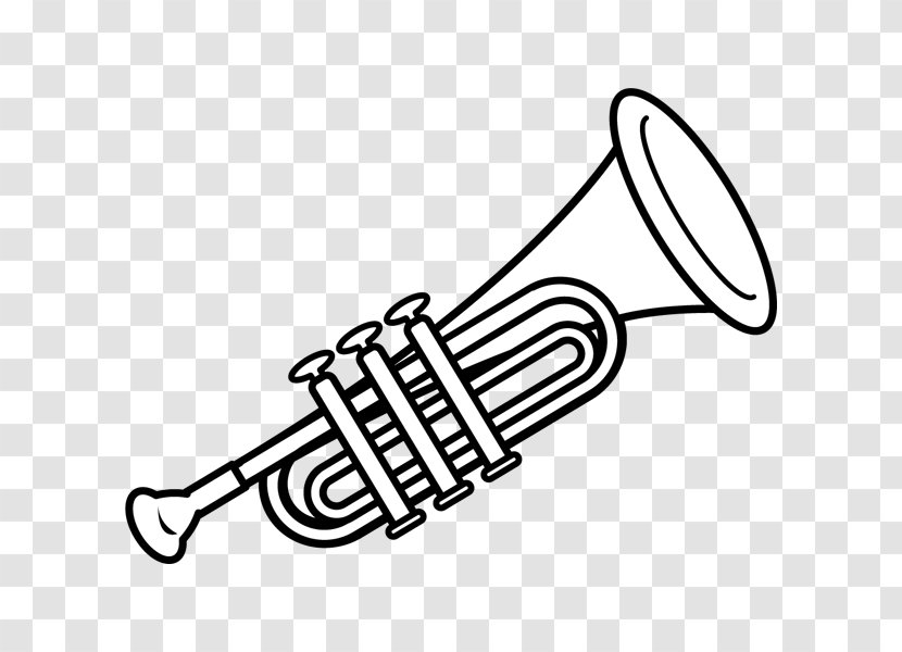 Trumpet Musical Instruments ラッパ Clip Art - Silhouette Transparent PNG