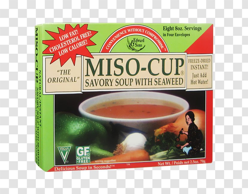 Instant Soup Dish Miso Savory - Com - Publix Transparent PNG