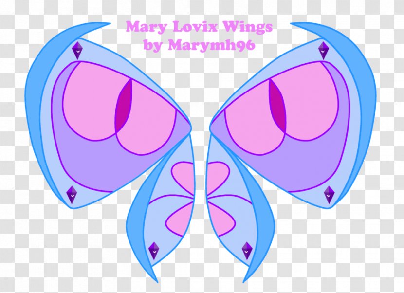Butterfly Goggles - Lilac Transparent PNG