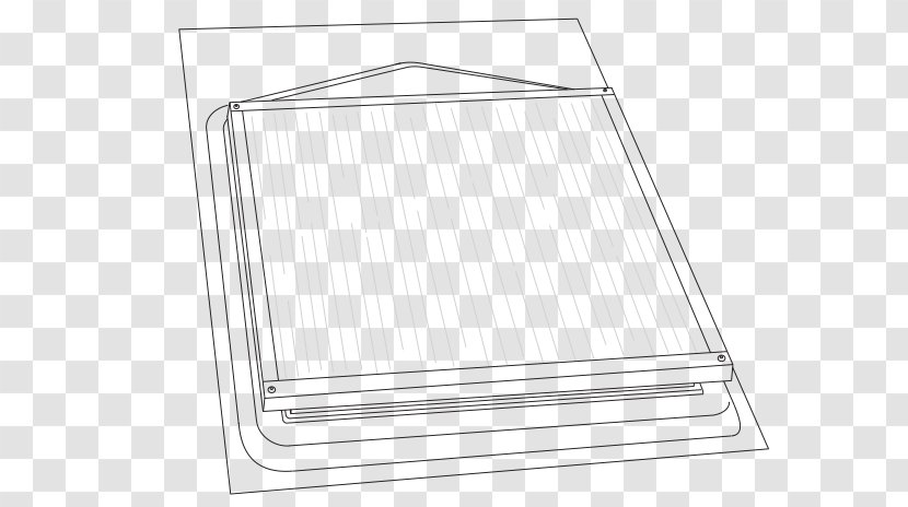 Paper Drawing Line - Rectangle - Corrugated Galvanised Iron Transparent PNG