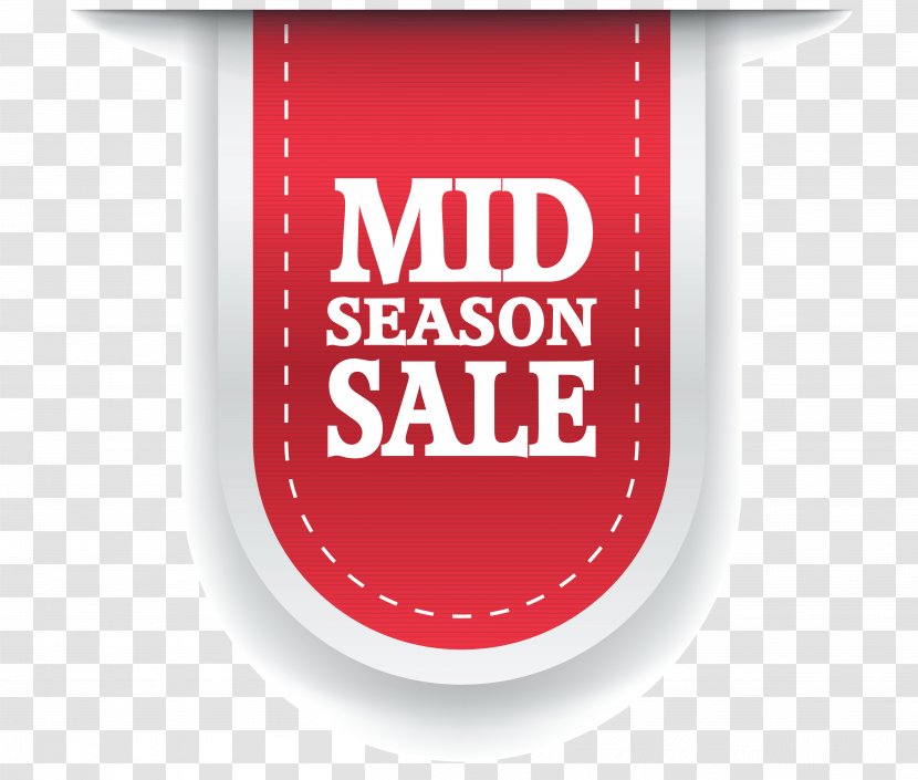 Sales Label Sticker Clip Art - Advertising - Mid Season Sale Clipart Image Transparent PNG
