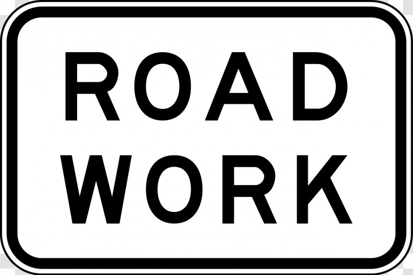 Traffic Sign Roadworks - Vehicle Registration Plate - Road Transparent PNG