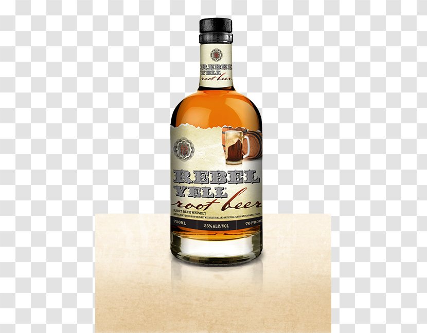 Bourbon Whiskey American Rebel Yell Blended - Liquor - ROOT BEER Transparent PNG