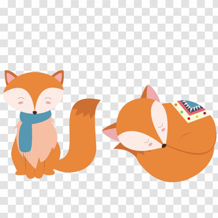Kitten Whiskers Hibernation - Cat - Vector Fox Sleeping Transparent PNG